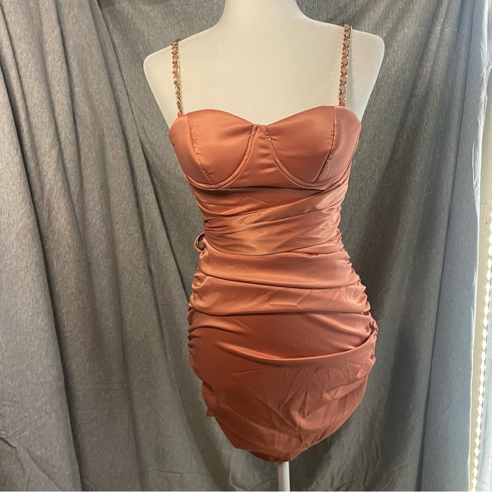 NWT Satin Mini Dress